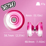 WATIEBOO P02 Responsive yoyo, Suitable for yo-yo Beginners, German Bayer PC yo yo, shatterproof and Anti-Fall, Free Professional yoyo Rope