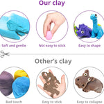 Air Dry Clay 24 Colors, Modeling Clay for Kids, DIY Molding Magic Clay, Toy Gifts for Age 3+ Years Old Boys Girls Kids
