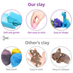 Air Dry Clay 24 Colors, Modeling Clay for Kids, DIY Molding Magic Clay, Toy Gifts for Age 3+ Years Old Boys Girls Kids