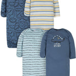 Gerber Baby Boy and Girls 4-Pack Sleeper Gown