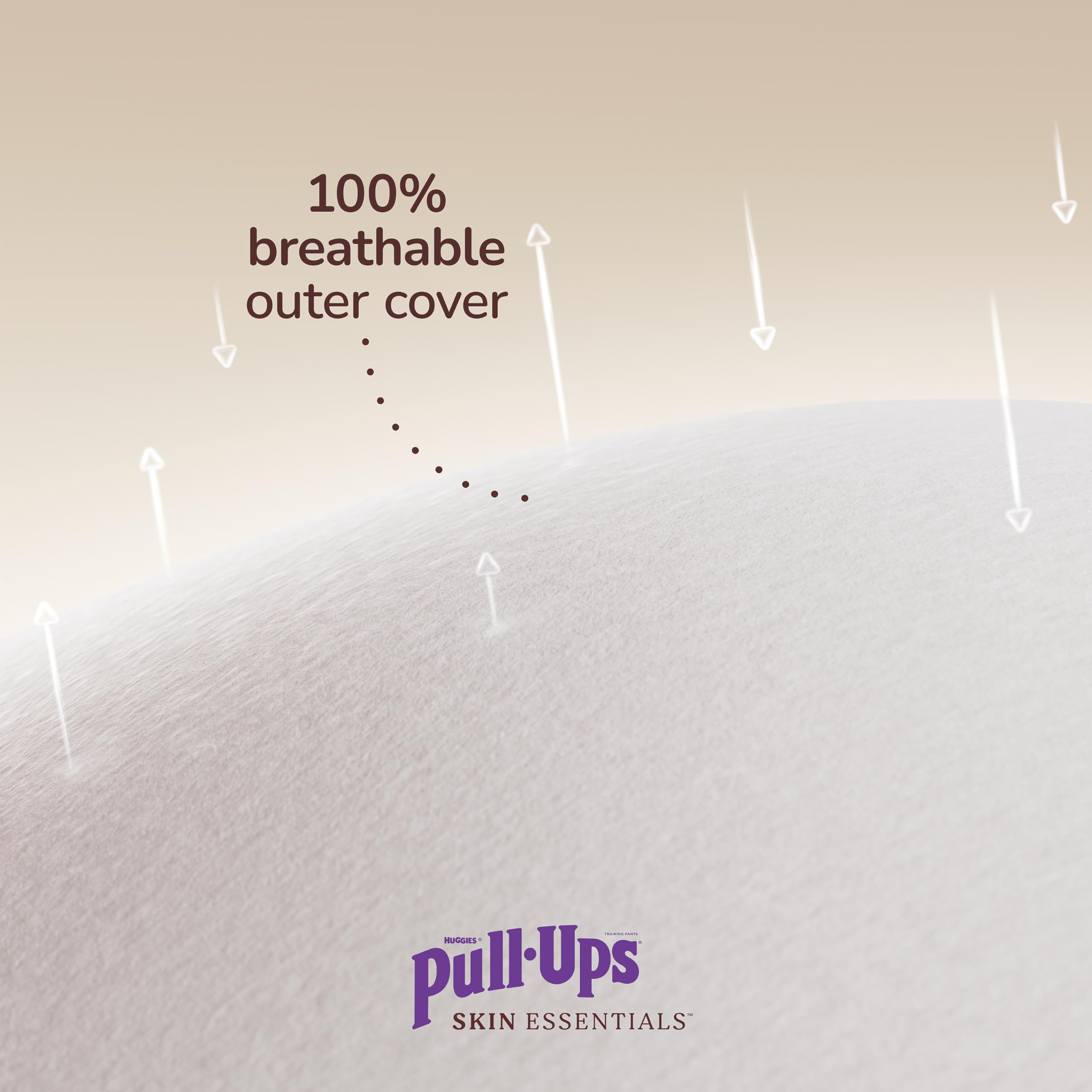 Pull-Ups Girls' Skin Essentials Potty Training Pants, Training Underwear, 4T-5T (38-50 lbs), 14 Ct