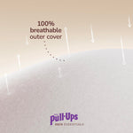 Pull-Ups Girls' Skin Essentials Potty Training Pants, Training Underwear, 5T-6T (46+ lbs), 52 Ct
