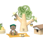 Hape Honey Bees Picnic, Green Planet Explorers | Educational Bee and Beehive Toy, for Kids Ages 3+ Years