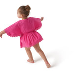 Gerber Baby Girls Toddler Kaftan Swimwear Cover Up, Pink, 18 Months US