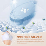 Silver Nursing Cups Nipple Shields for Breastfeeding Newborn - Original Metal Nipple Cover for Breastfeeding Essential - 999 Silver Regular