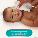 Pampers Baby Wipes Sensitive, Water Based Baby Wipes, Hypoallergenic and Unscented Baby Wipes, 56 Wipes Total (1 Flip-Top Packs)