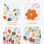 Mioglrie Baby Girl Clothes Newborn Dress Summer Toddler Girls' Clothing Casual Sundress with Cute Bag Infant Outfits
