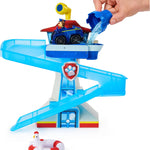 PAW Patrol, Adventure Bay Bath Playset with Light-up Chase Vehicle, Bath Toy for Kids Aged 3 and up