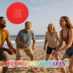 HyDren 24 Sets End of The Year Gifts 7'' Rubber Flying Discs Bulk with Inspirational Cards Fun Flying Disc Toy for End of The Year Graduation Party Favors Summer Gifts Sports Outdoor Activities