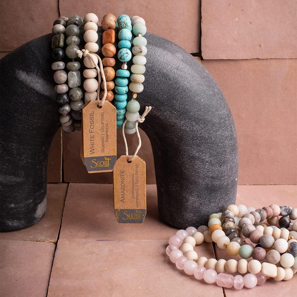 Scout Curated Wears - Stone Stacking Bracelet - African Turquoise