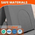 Fvkind 16pcs Modular Kids Play Couch, Kids Couch Building Fort for Playroom and Bedroom, Toddler Modular Play Sofa, Convertible Foam Sofa for Boys and Girls, Grey