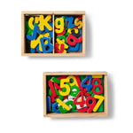 Melissa & Doug Deluxe Magnetic Letters and Numbers Set – 89 Wooden Alphabet Magnets & Numbers, Educational Learning Toys for Preschool Kids Ages 3+