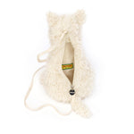 Jellycat Munro Scottie Dog Plush Bag, 9 inches - Crossbody and Shoulder Purse - Fun and Unique Handbag