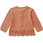 Baby Toddler Girls Cardigan Sweater Dress Cover Up Long Sleeve Knit Bolero Shrug Jacket Spring Embroidery Outwear Tops Orange