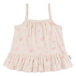 Gerber Baby Girls Sleeveless Tunic Top and Diaper Cover Set, Seashells, 6-9 Months