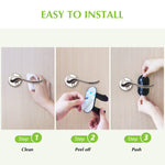 BiSiViO Child Proof Door Lever Lock, 2 Pack Door Locks for Kids Safety, Door Knob Child Proof, Baby Proofing, 3M Adhesive, Door Handle Child Proof, Baby Safety Locks for Toddlers (Black)