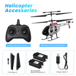 SIMREX RC Helicopter,Remote Control Helicopter Toy for Kids & Beginners, Altitude Hold, 2 Speeds,2 Batteries, Gift for Kids Boys Girls