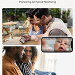 eufy Security Baby Monitor E21 with 4K UHD Camera, 5'' 720p Display, 8X Zoom, Hybrid Wi-Fi and No Wi-Fi Connection, 24/7 Recording in app, Pan-Tilt, Portable Camera with Built-in Battery, ANR