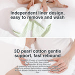 Busarilar Pregnancy Pillows for Sleeping, Maternity Pillow, Pregnancy Body Pillow Support for Back, Legs, Belly, HIPS of Pregnant Women, Detachable and Adjustable with Pillow Cover (Green, Large)