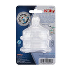 Nuby 2 Piece Slow Flow Comfort Nipple