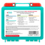 Be Smart Get Prepared 85 Piece First Aid Kit: Clean, Treat, Protect Minor Cuts, Scrapes. Home, Office, Car, School, Business, Travel, Emergency, Survival, Hunting, Outdoor, Camping & Sports, FSA HSA