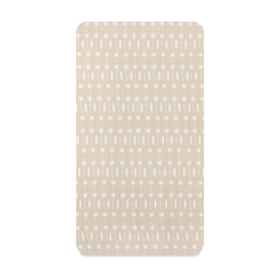 Babyletto 100% Organic Cotton Crib Sheet, GOTS-Certified, Fitted 360°, Ultra-Soft and Breathable Muslin - Beach Bum
