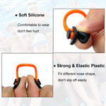 Zooshine 10Pcs Swimming Nose Plugs,Swim Nose Clips for Adults Kids(Age 8+)