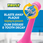 FIREFLY Clean N' Protect Barbie Toothbrush, Antibacterial Cover, Ages 3+