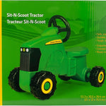 John Deere Ride On Toys Sit 'N Scoot Activity Tractor for Kids Ages 18 Months and Up, Green