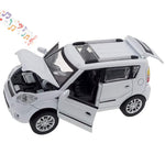 Toy Cars Diecast Car Models Soul Hatchback Model Cars,Pull Back Cars,Boxy Car Toy with Sound and Light for 3+ Year Old Boys(White)
