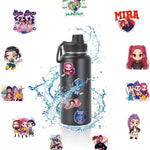 110Pcs Cute Anime Stickers, Cartoon PVC Movie Decals, Perfect for Laptop, Phone Case, Helmet, Water Bottle, Travel Case, Guitar, Ideal Gift for Adults