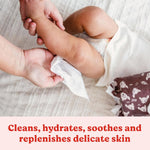 Huggies Calm Baby Wipes, Unscented, Hypoallergenic, 10 Push Button Packs (560 Wipes Total)