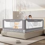 G TALECO GEAR Bed Rail for Toddlers, Stable Protective Bed Side Rails, Baby Bedrail Guard for Twin Full Queen & King Size Bed ((3 Sides for King Size) 78.74x78.74x74.8 Inch)