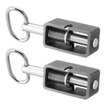 SPARKWHIZ Weld-On 5/8" Spring Latch Assembly with Plain Tube, Trailer Gate Latch, Pack of 4