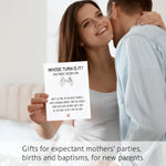 New Mom Gifts Funny New Parent Decision Coin Baby Shower First Time Mom Dad to be Gifts Pregnancy Postpartum