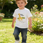 Haloumoning Toddler Baby Boy Short Sleeve Graphic T-Shirts Kids Dinos,Animals,Beach Summer Crew Neck Tee Tops 9M-8Y