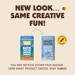 Honeysticks Super Jumbo Bath Crayons Non Toxic (7 Pack) for Toddlers 1-3 and Kids 4-8, Natural Beeswax Crayons, Food-Grade Colors, Fragrance Free, Non Irritating, Bath Toys for Bathtub, Shower, Gift