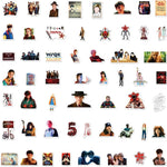 54pcs Cartoon Stranger Things 5 Stickers Pack,Waterproof Vinyl Stickers for Adult Teen Girl Laptop Skateboard Bike Guitar Water Bottle Travel Case Helmet Notebook Scrapbook
