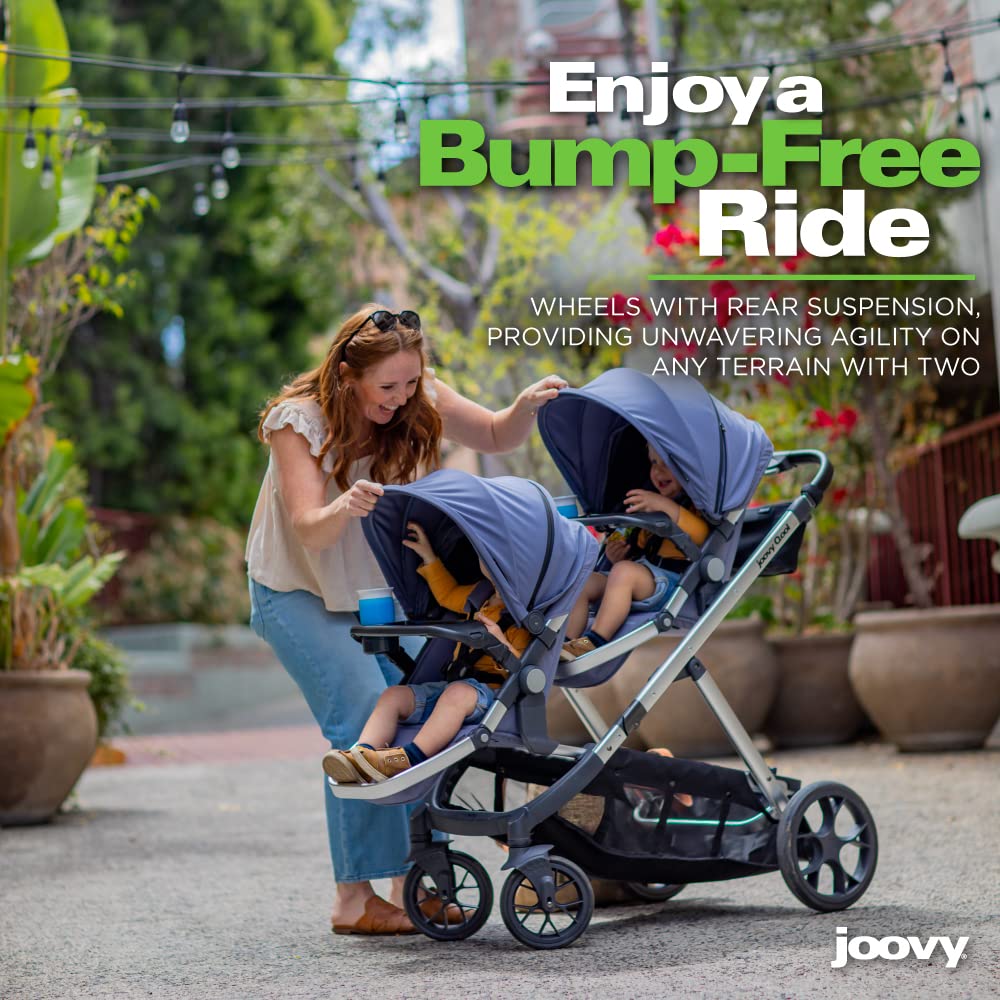 Joovy Qool Double Bundle Double Stroller with Reconfigurable - Baby ...