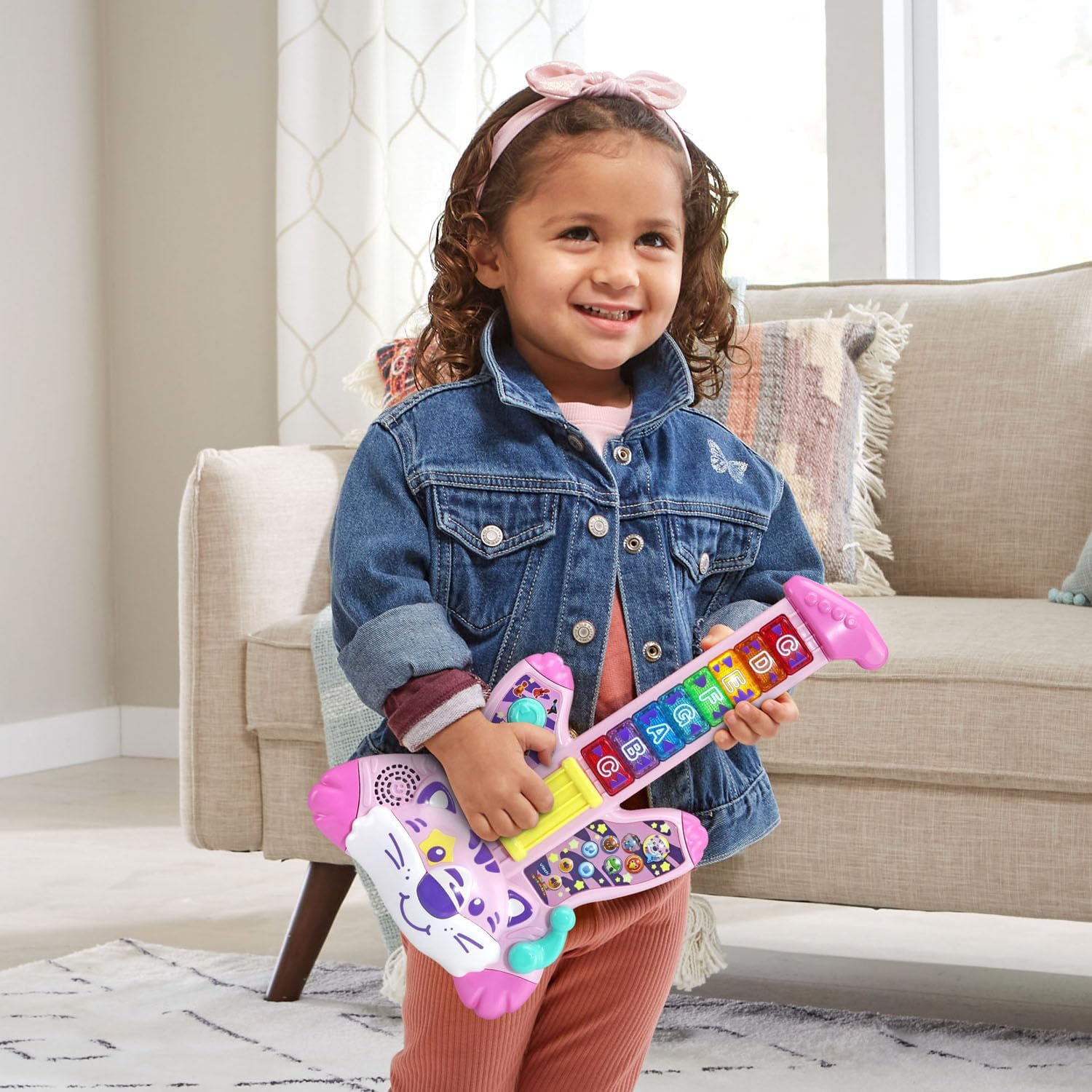 VTech Zoo Jamz Tiger Rock Guitar, Pink