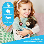Casdon Build-A-Bear Workshop Furtastic Toy Bear & Outfit Assortment | Assorted Cuddly Toy Bears and Outfits for Children Ages 3+ | Ready to Stuff! | Filling, Heart, and Certificate Also Included
