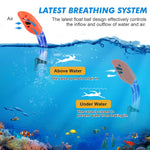 Kids Snorkel Set, Children Anti-Fog Diving Mask Swimming Goggles Full Dry Top Snorkel Equipment Snorkeling Packages Swimming Gear for Youth Boys Girls Age 5-10 (Blue White)