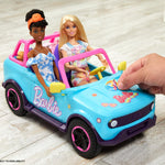 Barbie Hot Wheels RC SUV, Remote-Control Pink Vehicle That Fits 2 Fashion Dolls & Accessories, Includes Kid-Applied Stickers for Customization