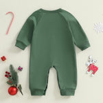 BeQeuewll Newborn Baby Boy Mardi Gras Outfit Infant Sweatshirt Jumpsuit Rompers Babys Spring Carnival Clothes