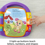 Fisher-Price Laugh & Learn Storybook Rhymes, take-Along Musical Toy Book with Learning Content for Infants (Amazon Exclusive)