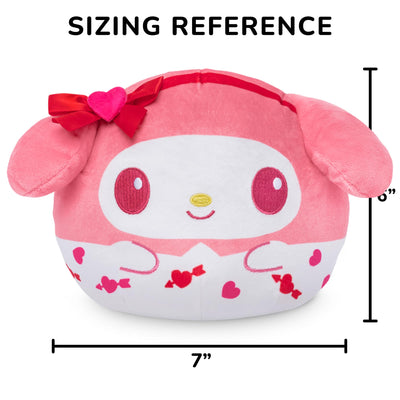 TeeTurtle My Melody and Kuromi Reversible 6" Sanrio Plush - Valentine's Day - Amazon Exclusive Kawaii Cute Soft Plush