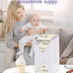 Freeze Organizer and Tower for Breastmilk Storage Bags, First-in First-Out Container Storing System with Quick-Freeze Tray to Freezing Breastmilk, Reusable and Breastfeeding Essentials
