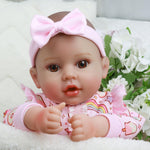 Baby Dolls, 18 inches Large Realistic Cute Soft Body Baby Doll Real Life Baby Dolls Girl, with Bottles & Pacifier, Diapers and Bibs, Gift Idea for Ages 3+