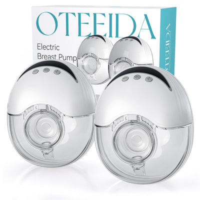 O'Teeida electric breast pump with packaging on a white background