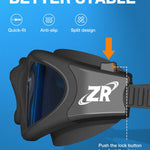 ZIONOR Swim Goggles, Upgraded G1 Polarized Swimming Goggles UV Protection Anti-fog Adjustable Strap for Men Women Adult Indoor or Outdoor (Polarized Smoke Lens)